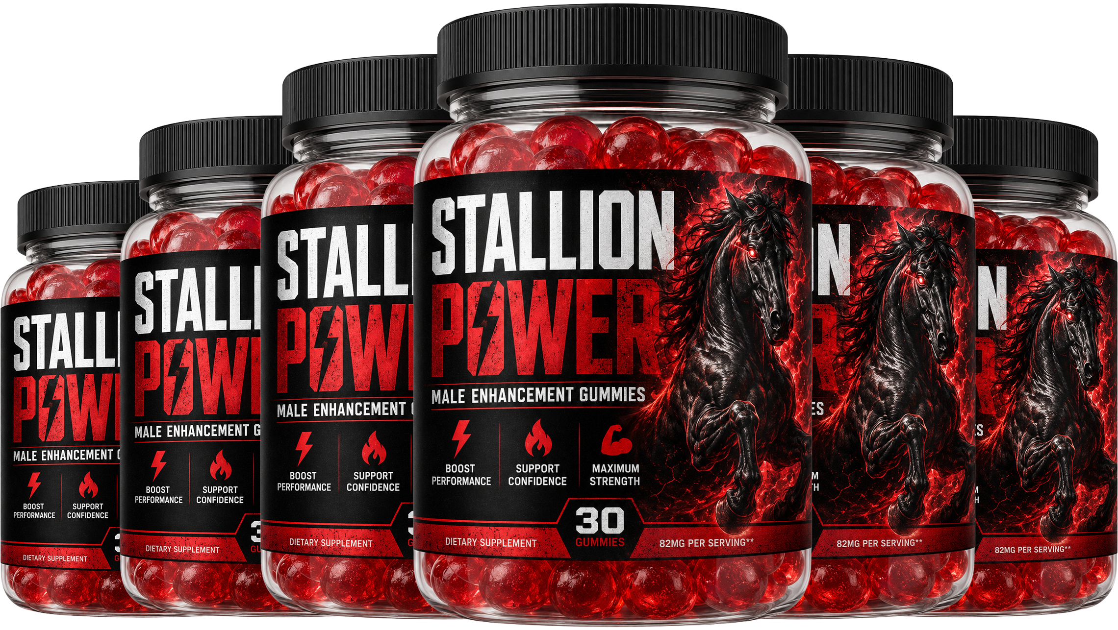 Stallion Power 6 bottle official bundle pack